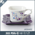 2015 new porcelain square ceramic and porcelaine coffee sets